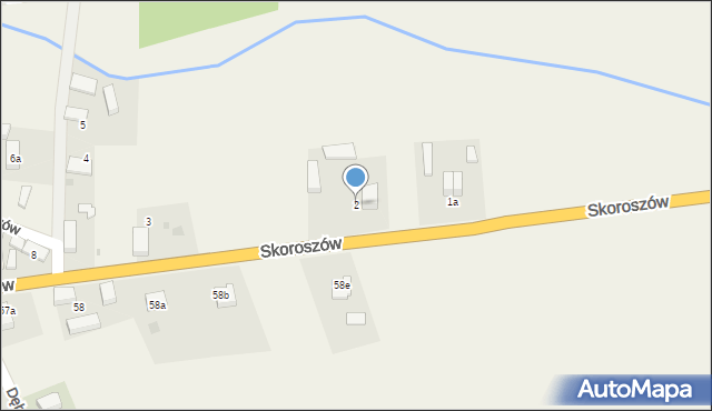 Skoroszów, Skoroszów, 2, mapa Skoroszów