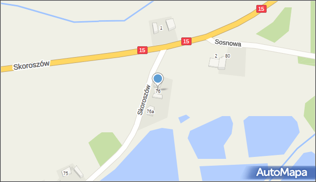 Skoroszów, Skoroszów, 76, mapa Skoroszów