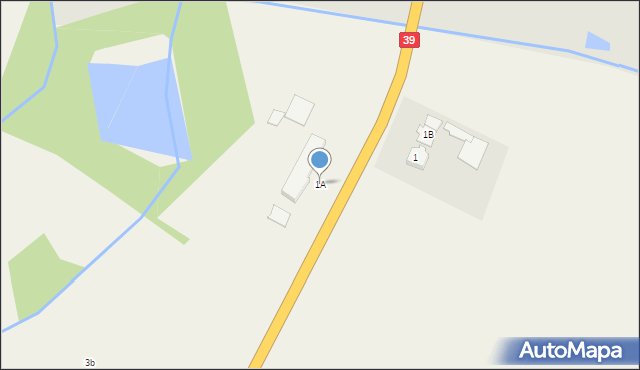 Skoroszów, Skoroszów, 1A, mapa Skoroszów