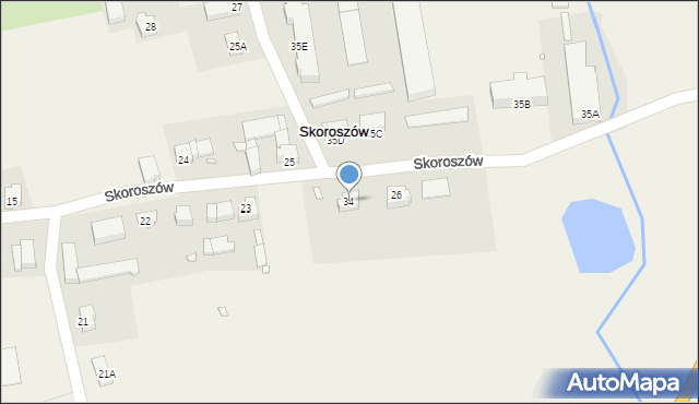 Skoroszów, Skoroszów, 34, mapa Skoroszów