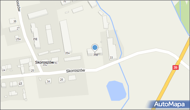 Skoroszów, Skoroszów, 35B, mapa Skoroszów