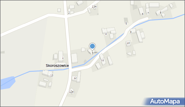 Skoroszowice, Skoroszowice, 3, mapa Skoroszowice