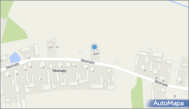 Skorupy, Skorupy, 23A, mapa Skorupy