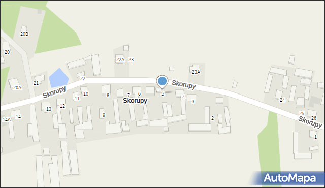 Skorupy, Skorupy, 5, mapa Skorupy