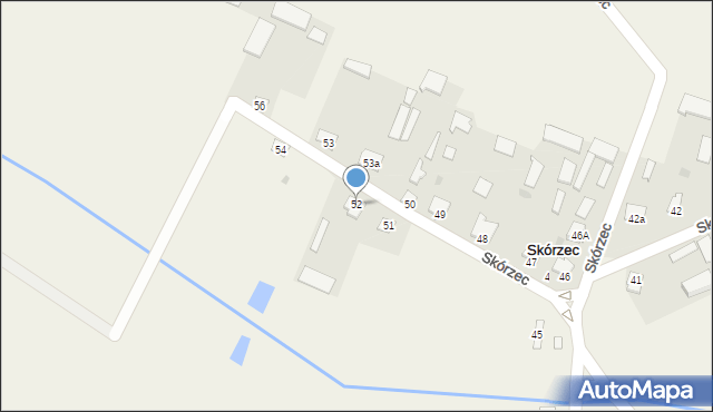 Skórzec, Skórzec, 52, mapa Skórzec