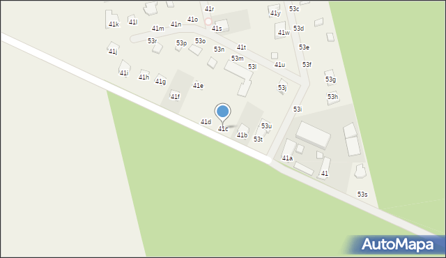 Skorzęcin, Skorzęcin, 41c, mapa Skorzęcin