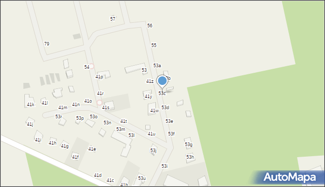 Skorzęcin, Skorzęcin, 53c, mapa Skorzęcin