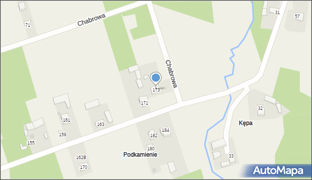 Skorzeszyce, Skorzeszyce, 168, mapa Skorzeszyce