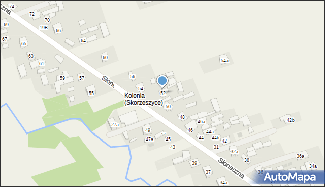 Skorzeszyce, Skorzeszyce, 26, mapa Skorzeszyce