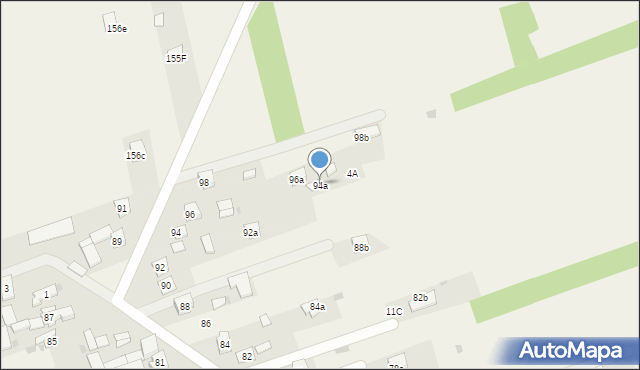 Skorzeszyce, Skorzeszyce, 4c, mapa Skorzeszyce