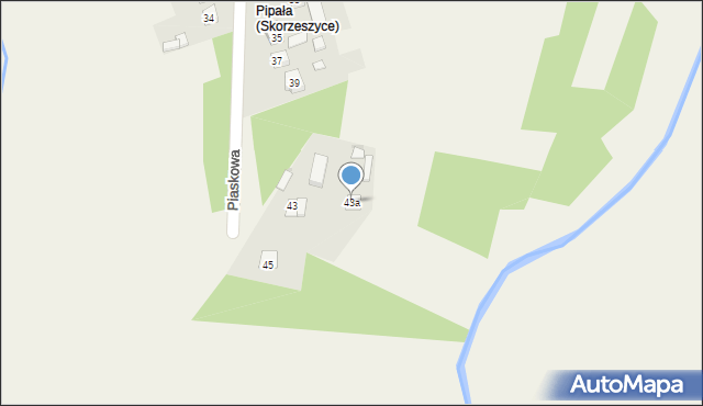 Skorzeszyce, Skorzeszyce, 62, mapa Skorzeszyce