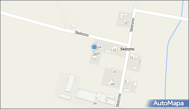 Skórzno, Skórzno, 12b, mapa Skórzno