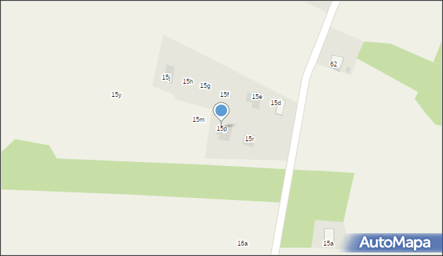 Skórzno, Skórzno, 15p, mapa Skórzno