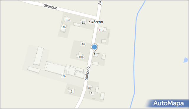 Skórzno, Skórzno, 9, mapa Skórzno