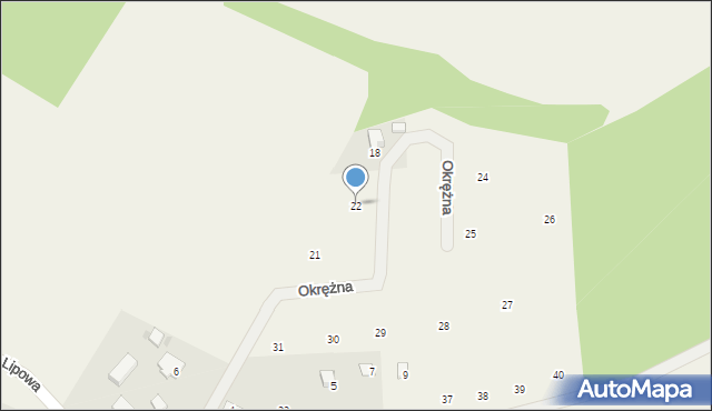 Skoszewo, Skoszewo, 22, mapa Skoszewo