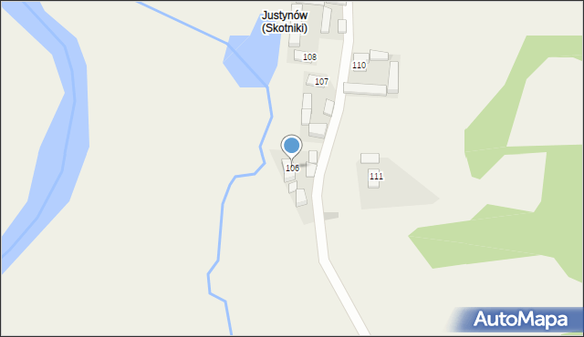 Skotniki, Skotniki, 106, mapa Skotniki