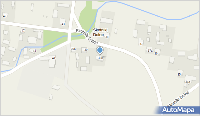 Skotniki Dolne, Skotniki Dolne, 38a, mapa Skotniki Dolne