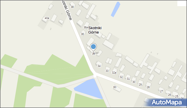 Skotniki Górne, Skotniki Górne, 35, mapa Skotniki Górne