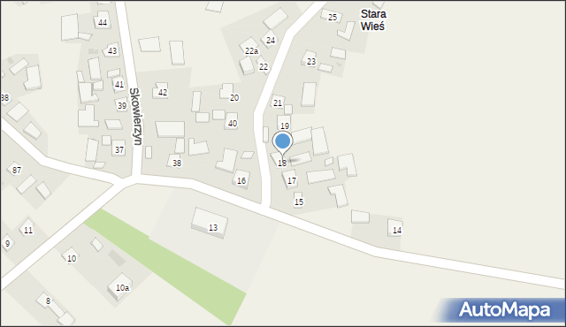 Skowierzyn, Skowierzyn, 18, mapa Skowierzyn