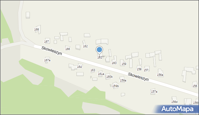 Skowieszyn, Skowieszyn, 161, mapa Skowieszyn