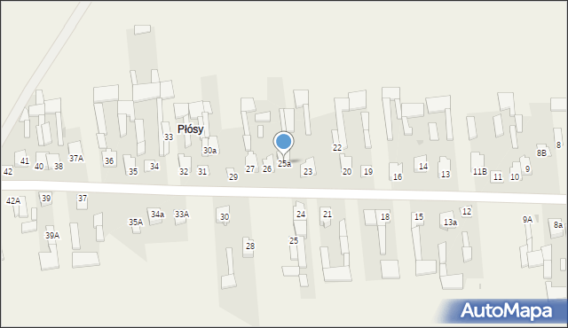 Skowieszyn, Skowieszyn, 25a, mapa Skowieszyn