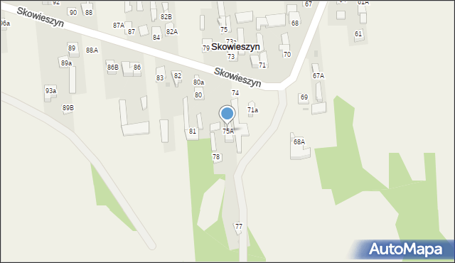 Skowieszyn, Skowieszyn, 75A, mapa Skowieszyn