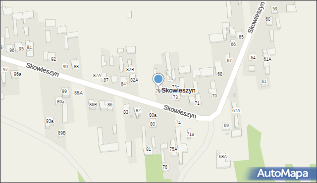 Skowieszyn, Skowieszyn, 79, mapa Skowieszyn