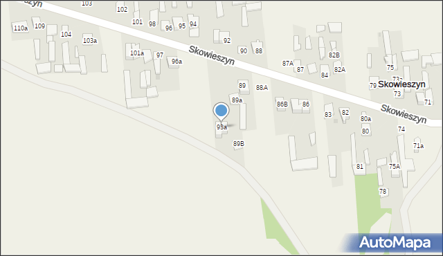 Skowieszyn, Skowieszyn, 93a, mapa Skowieszyn