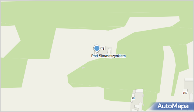 Skowieszynek, Skowieszynek, 77, mapa Skowieszynek