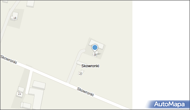 Skowronki, Skowronki, 19, mapa Skowronki