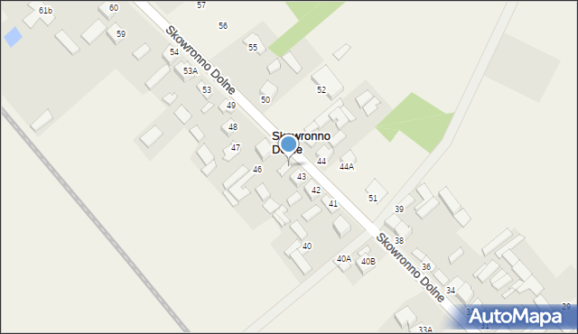 Skowronno Dolne, Skowronno Dolne, 45, mapa Skowronno Dolne