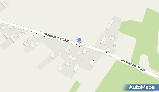 Skowronno Górne, Skowronno Górne, 2, mapa Skowronno Górne