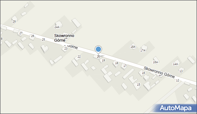 Skowronno Górne, Skowronno Górne, 20, mapa Skowronno Górne