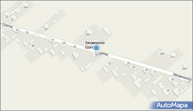 Skowronno Górne, Skowronno Górne, 23, mapa Skowronno Górne