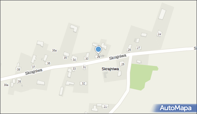 Skrajniwa, Skrajniwa, 29, mapa Skrajniwa