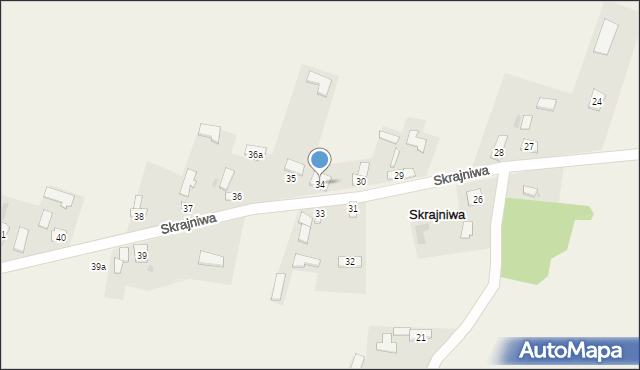 Skrajniwa, Skrajniwa, 34, mapa Skrajniwa