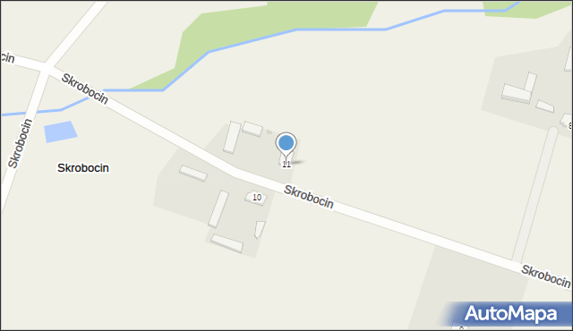 Skrobocin, Skrobocin, 11, mapa Skrobocin