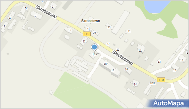 Skrobotowo, Skrobotowo, 14a, mapa Skrobotowo