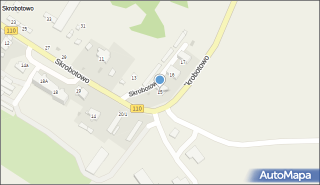 Skrobotowo, Skrobotowo, 15, mapa Skrobotowo