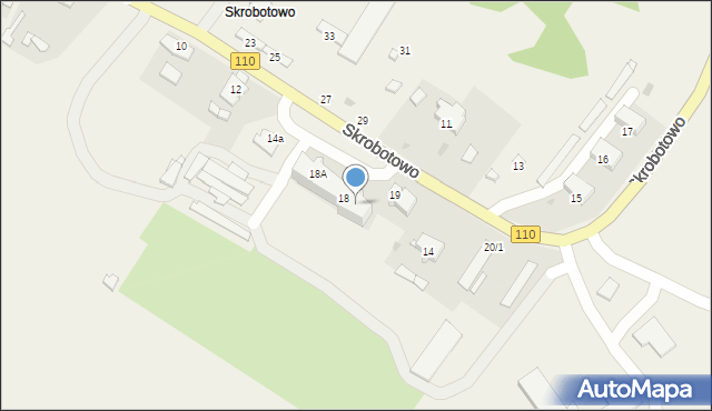 Skrobotowo, Skrobotowo, 18C, mapa Skrobotowo