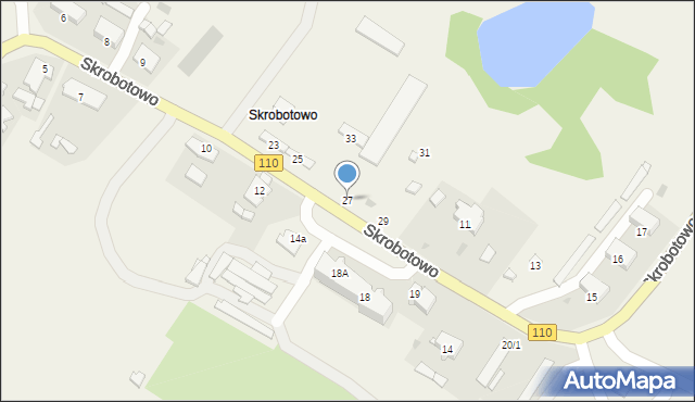 Skrobotowo, Skrobotowo, 27, mapa Skrobotowo