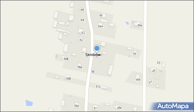 Skrobów, Skrobów, 60, mapa Skrobów