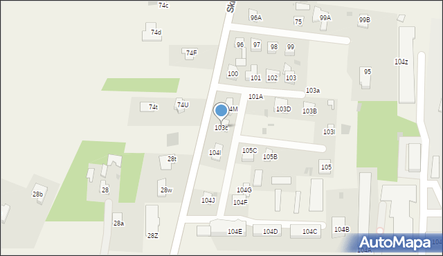 Skrobów-Kolonia, Skrobów-Kolonia, 103c, mapa Skrobów-Kolonia