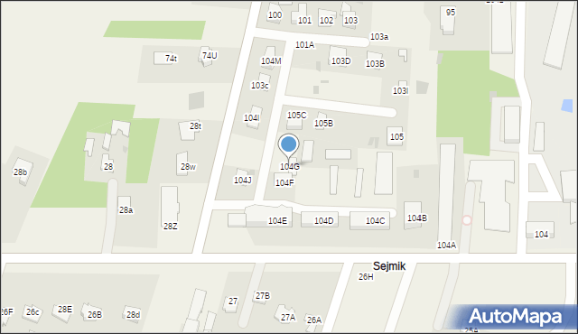 Skrobów-Kolonia, Skrobów-Kolonia, 104G, mapa Skrobów-Kolonia