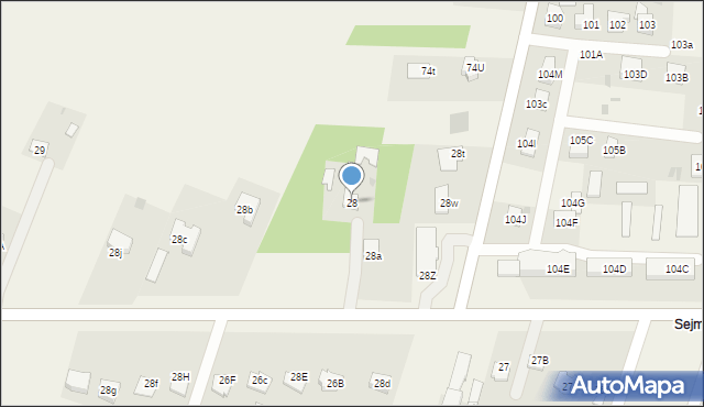 Skrobów-Kolonia, Skrobów-Kolonia, 28, mapa Skrobów-Kolonia