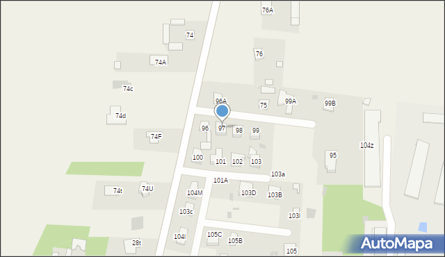 Skrobów-Kolonia, Skrobów-Kolonia, 97, mapa Skrobów-Kolonia