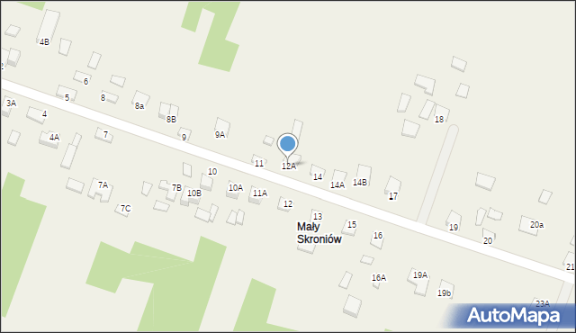 Skroniów, Skroniów, 12A, mapa Skroniów