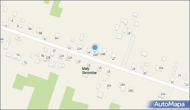 Skroniów, Skroniów, 14A, mapa Skroniów