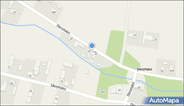 Skrońsko, Skrońsko, 21, mapa Skrońsko