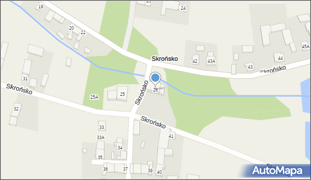 Skrońsko, Skrońsko, 26, mapa Skrońsko